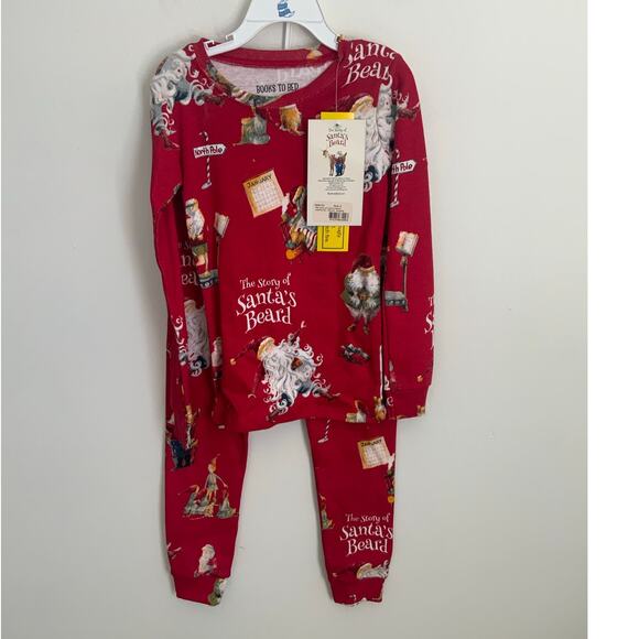 Books to Bed Other - Books to Bed The Story of Santa's Beard pajamas NWT size 6‎